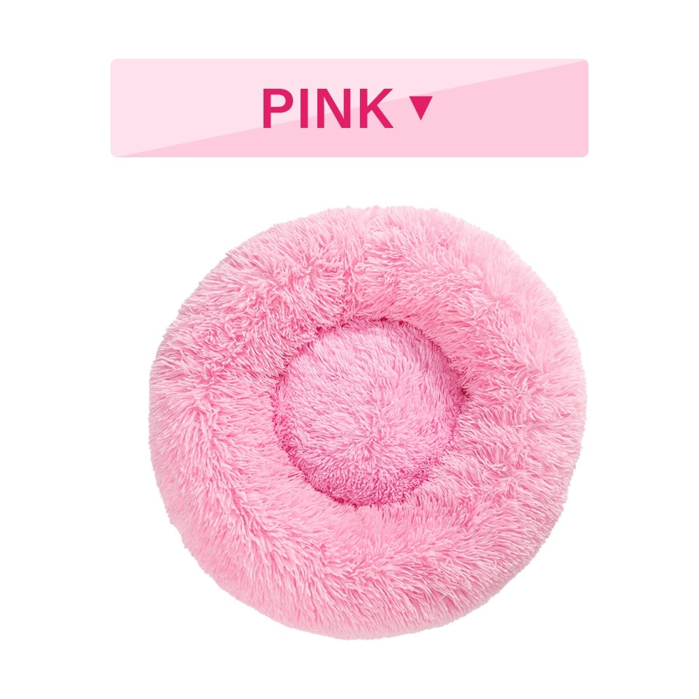 Warm Fluffy Donut Dog/Cat Bed