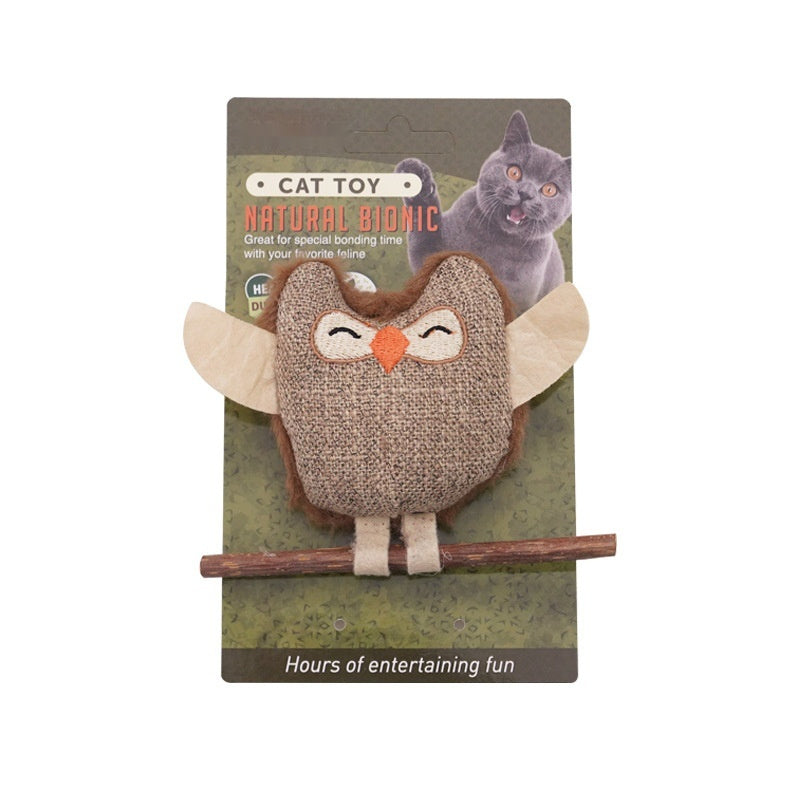Mint + Feather Catnip Toys