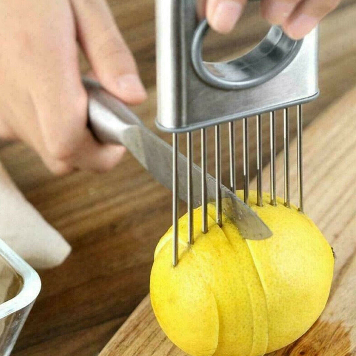 Vegetable Holder For Slicing