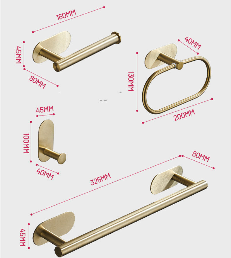 Towel Ring/Rack/Hook/TP Holder Set