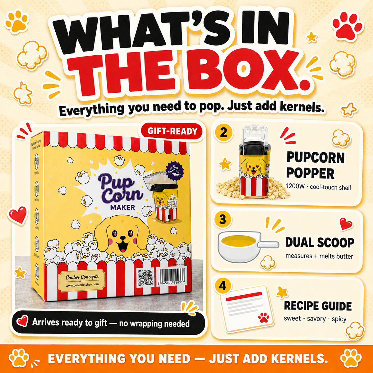 Pupcorn Popcorn Machine