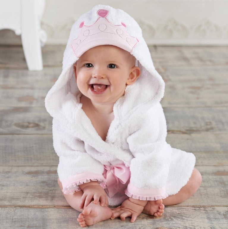 Children's bathrobe + slippers suit