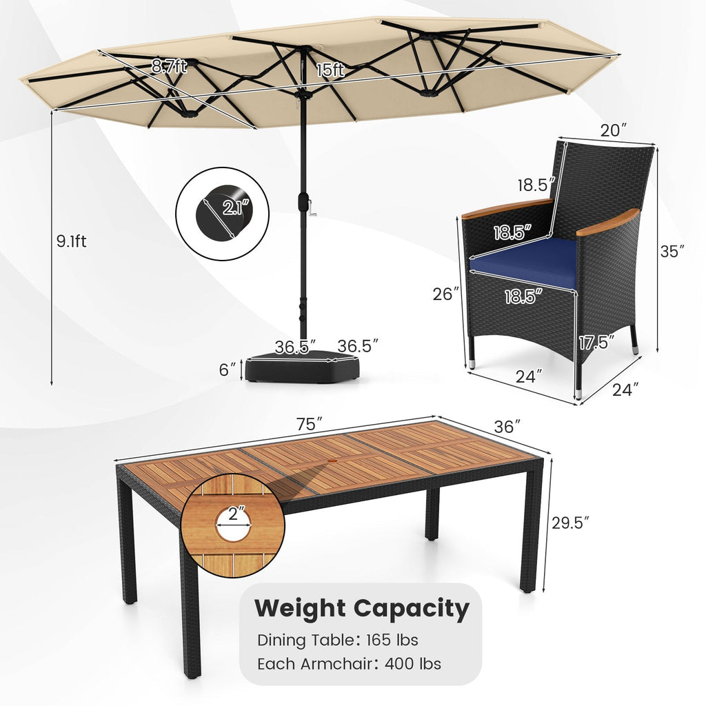 10 Pc. Patio Dining Set