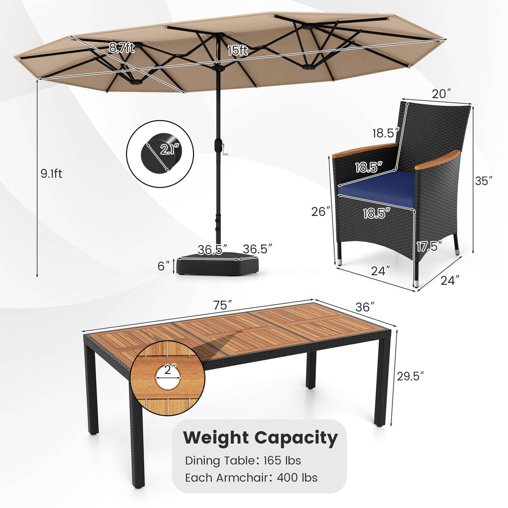 10 Pc. Patio Dining Set