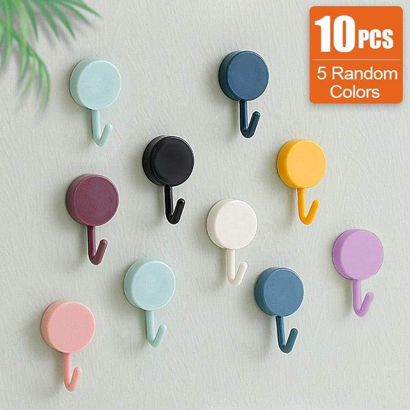 10PCS Self Adhesive Wall Hook