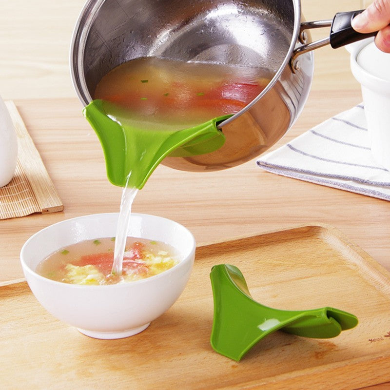 Easy-Pour Silicone Soup Funnel