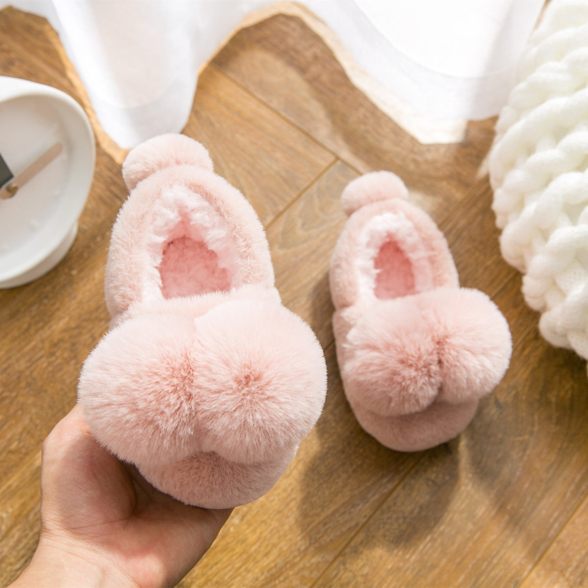 Children's bathrobe + slippers suit