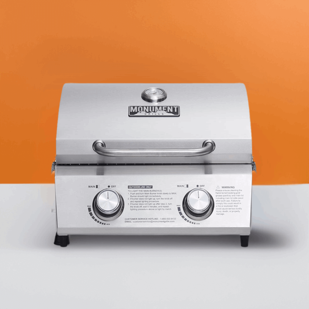 Stainless Tabletop Propane Grill