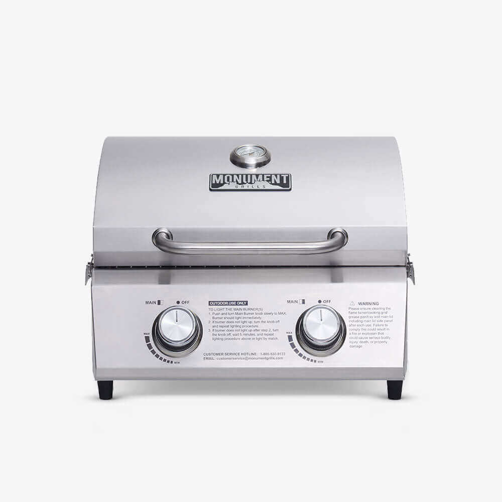 Stainless Tabletop Propane Grill