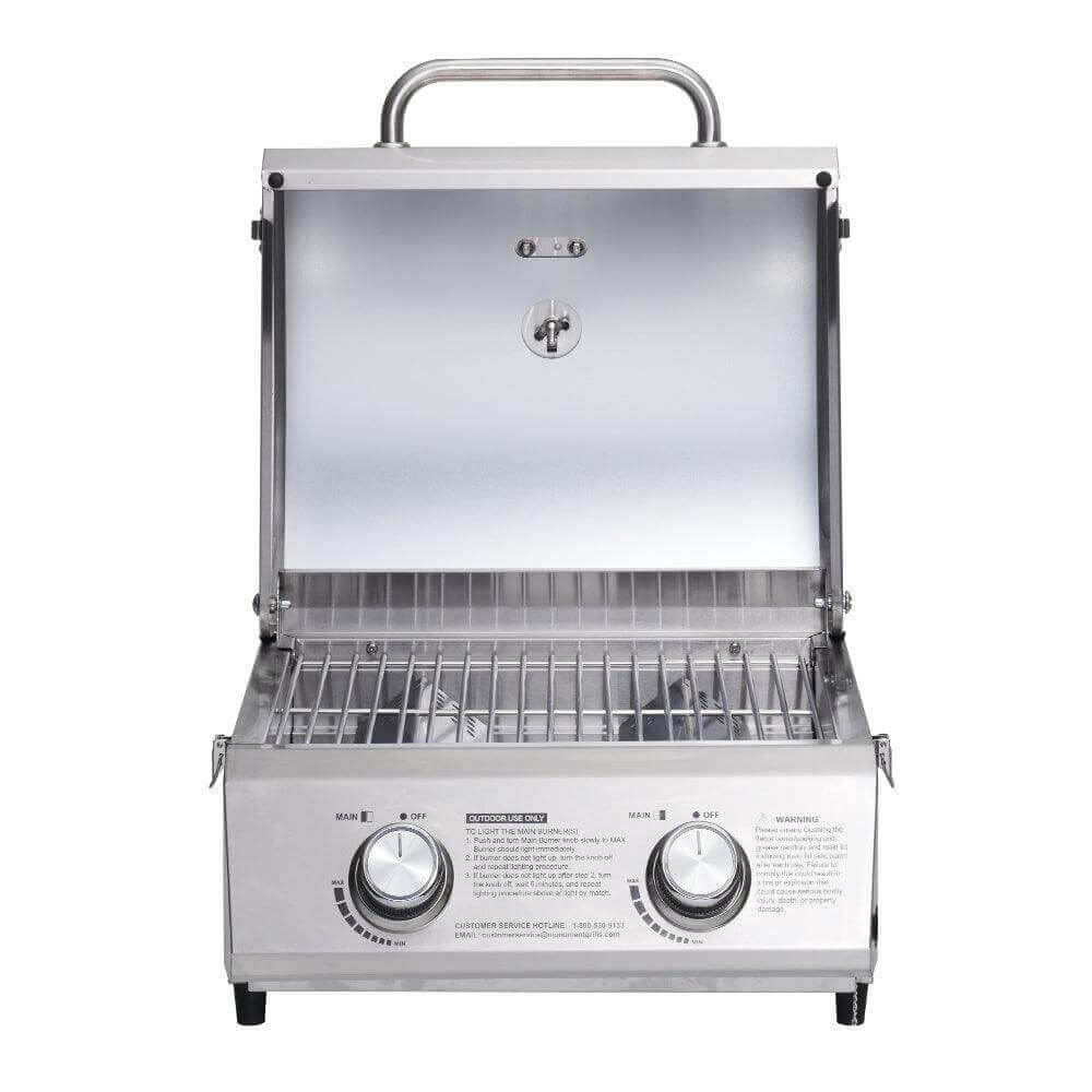 Stainless Tabletop Propane Grill