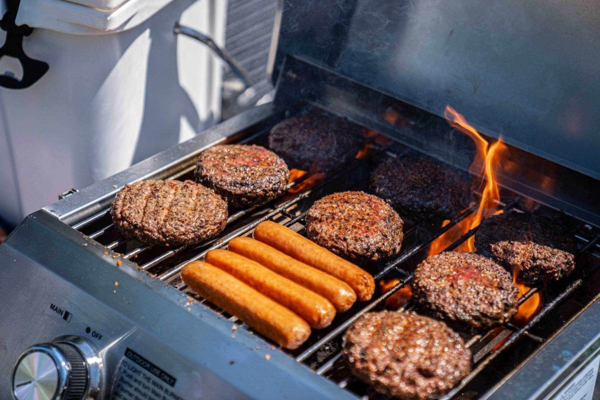 Stainless Tabletop Propane Grill