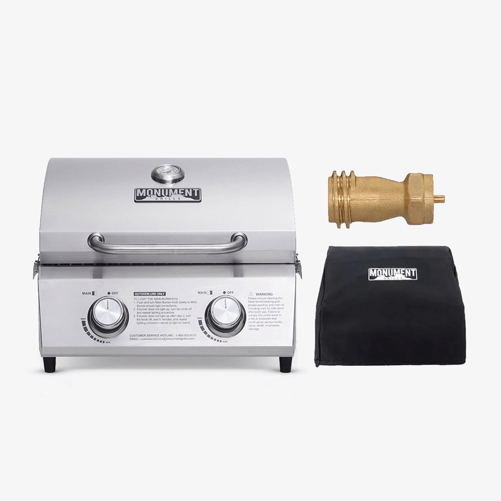 Stainless Tabletop Propane Grill
