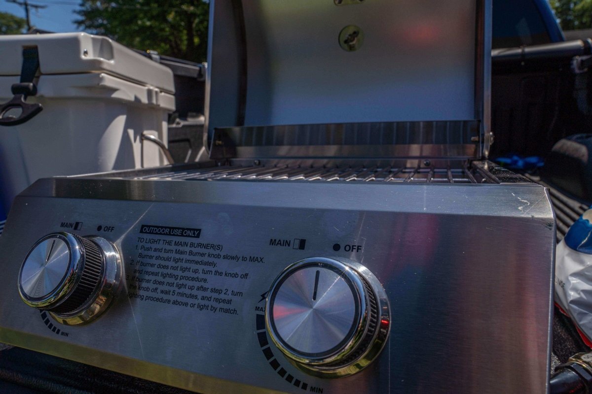 Stainless Tabletop Propane Grill