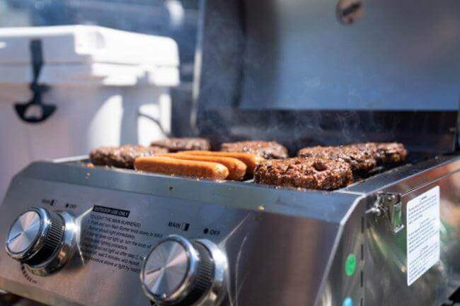 Stainless Tabletop Propane Grill