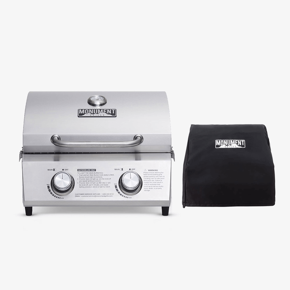 Stainless Tabletop Propane Grill