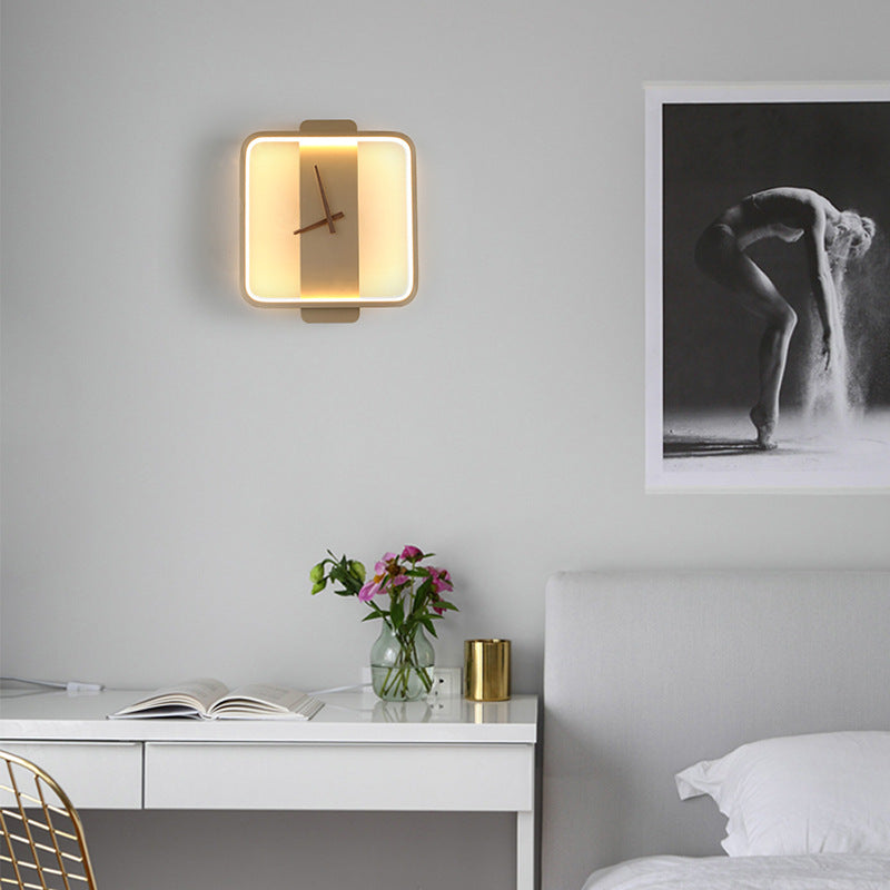 Bedside Wall Lamp/Clock