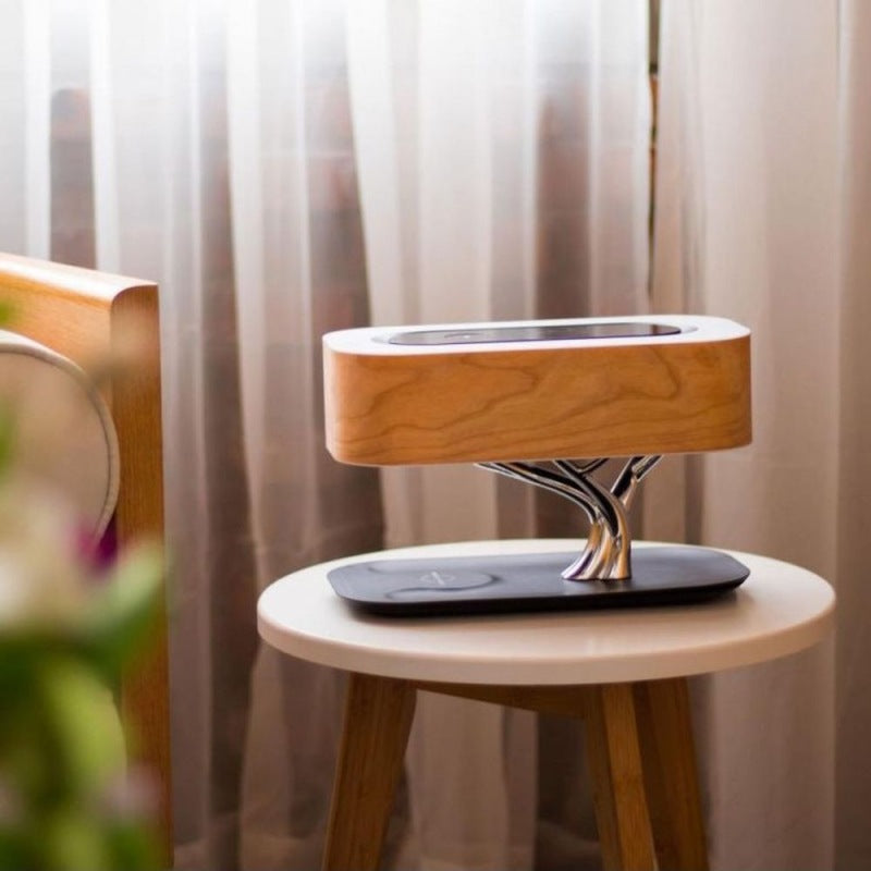 Bluetooth-Music Speaker/Wireless Phone Charger Desk Light