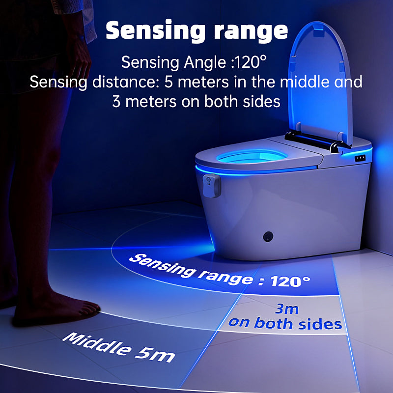 Motion Sensor Toilet Night Light
