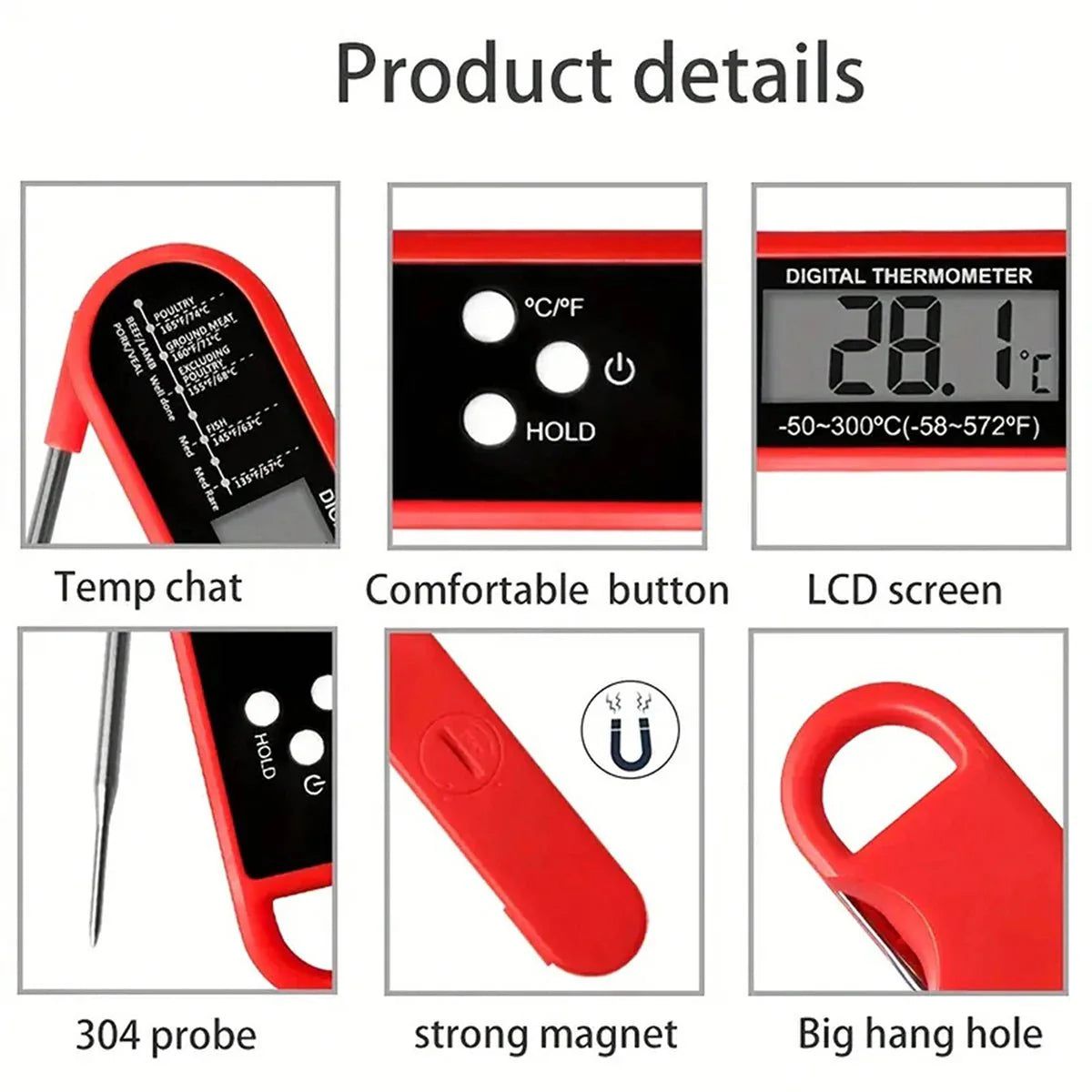 BBQ Kitchen Thermometer