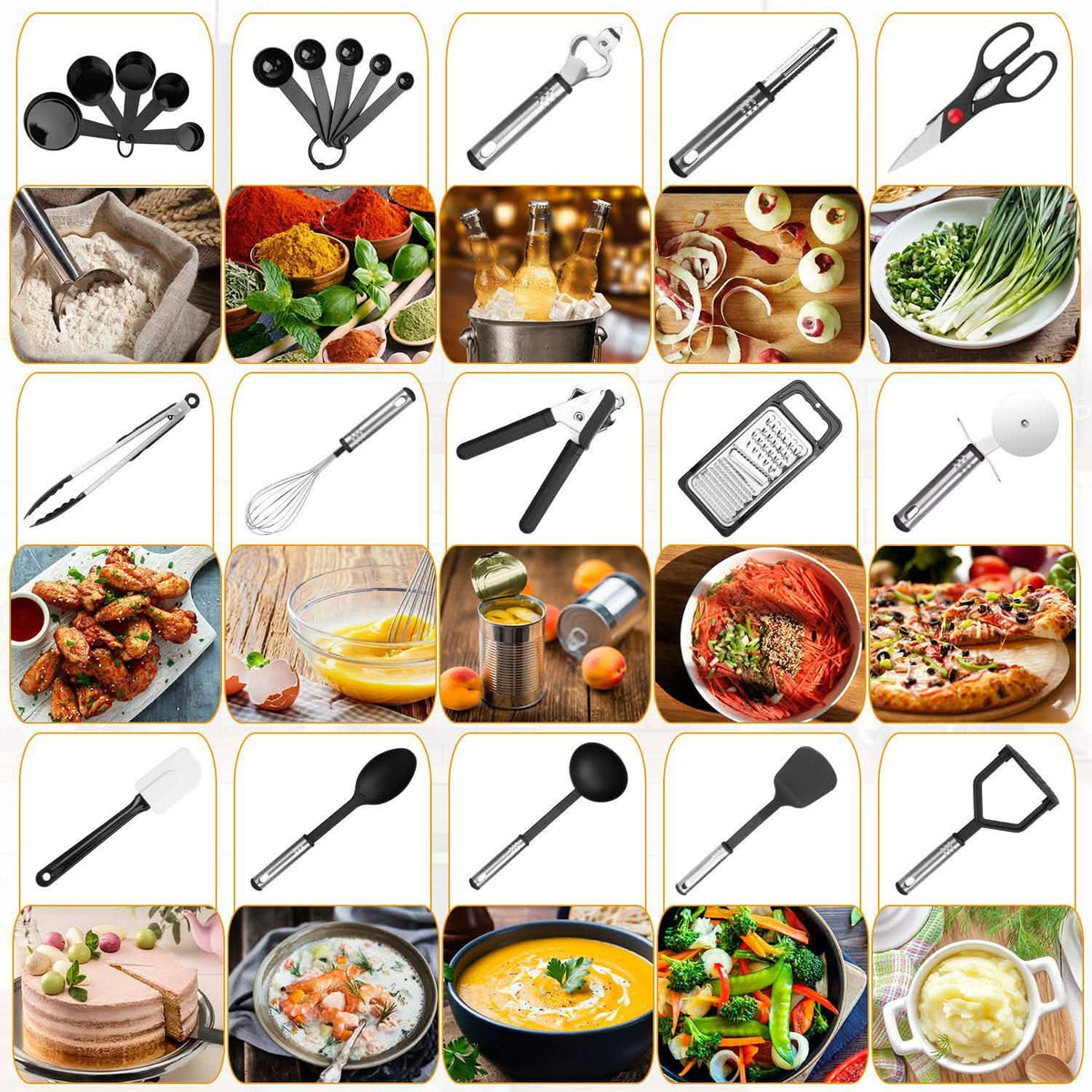 23 Pc. Kitchen Utensil Set