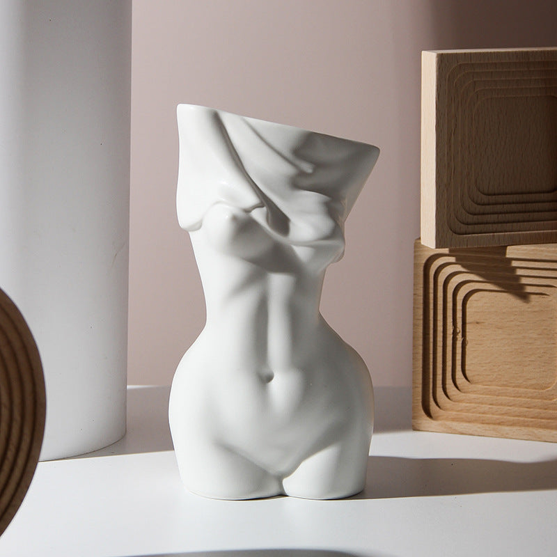Body Shaped Ceramic Vase