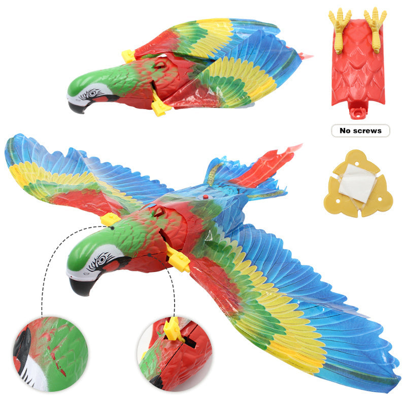 Interactive Hanging Flying Eagle