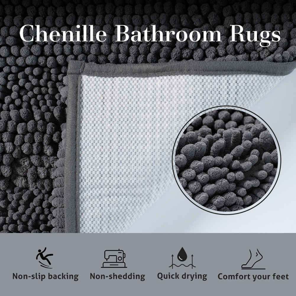 Absorbent Non-Slip Bathroom Mat