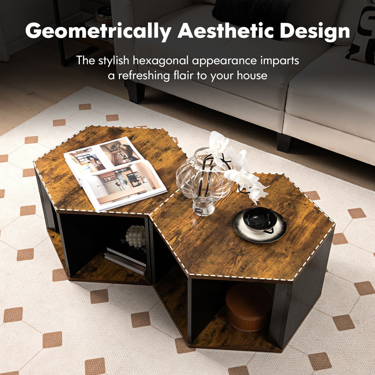 2 Piece End Table/Coffee table