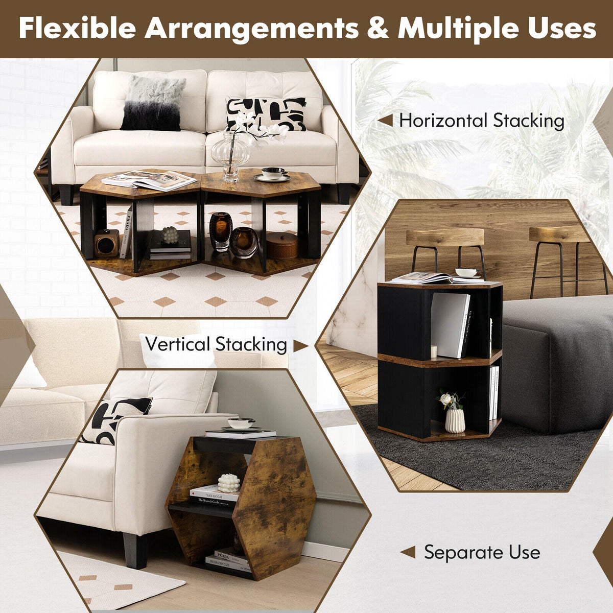 2 Piece End Table/Coffee table