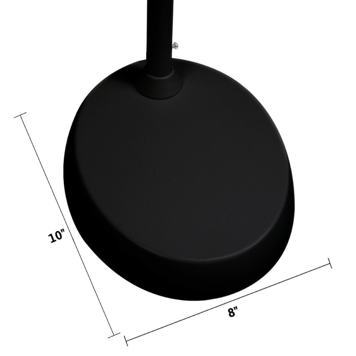 63"H LED Black Floor Lamp