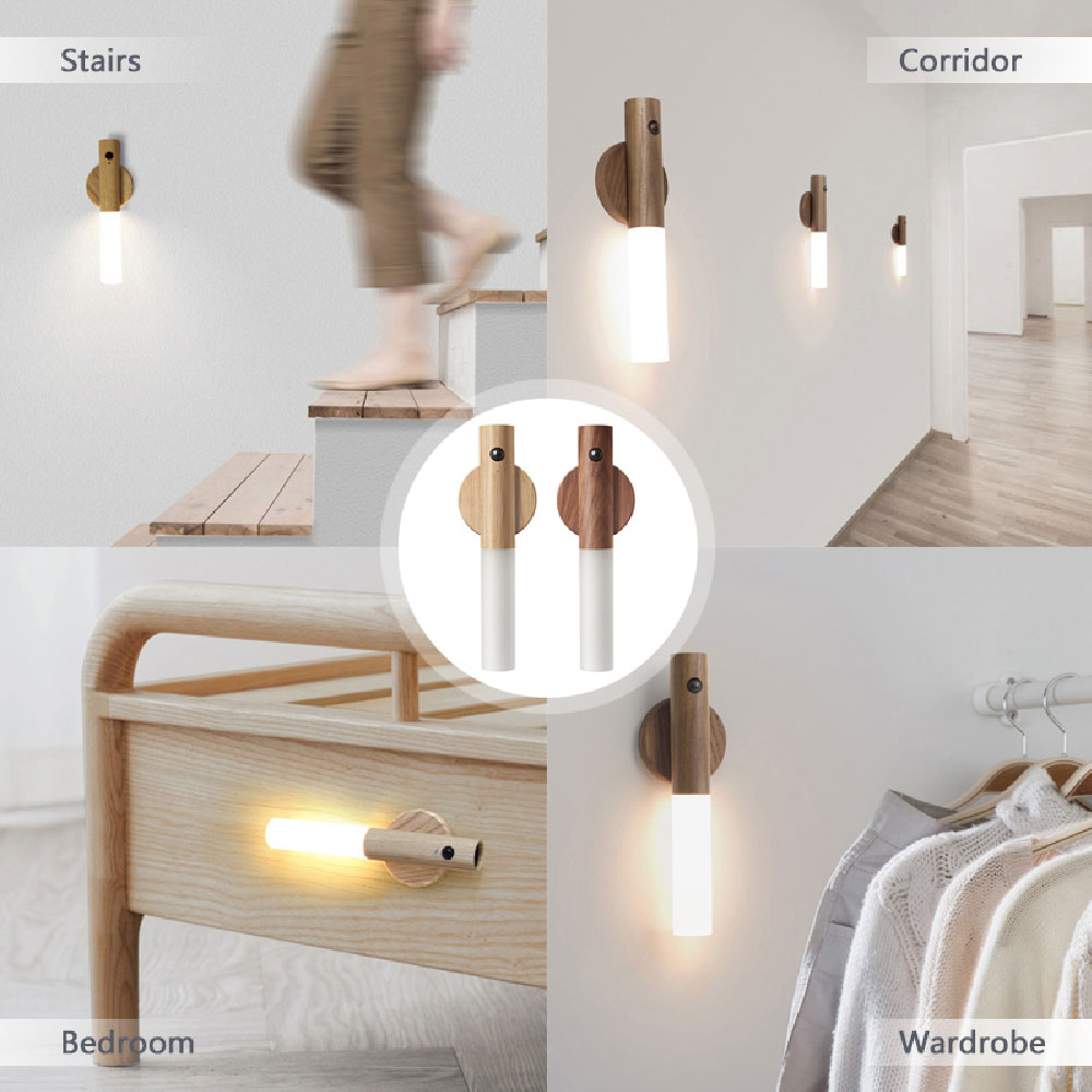 Auto-Sensor Wireless Wall Light