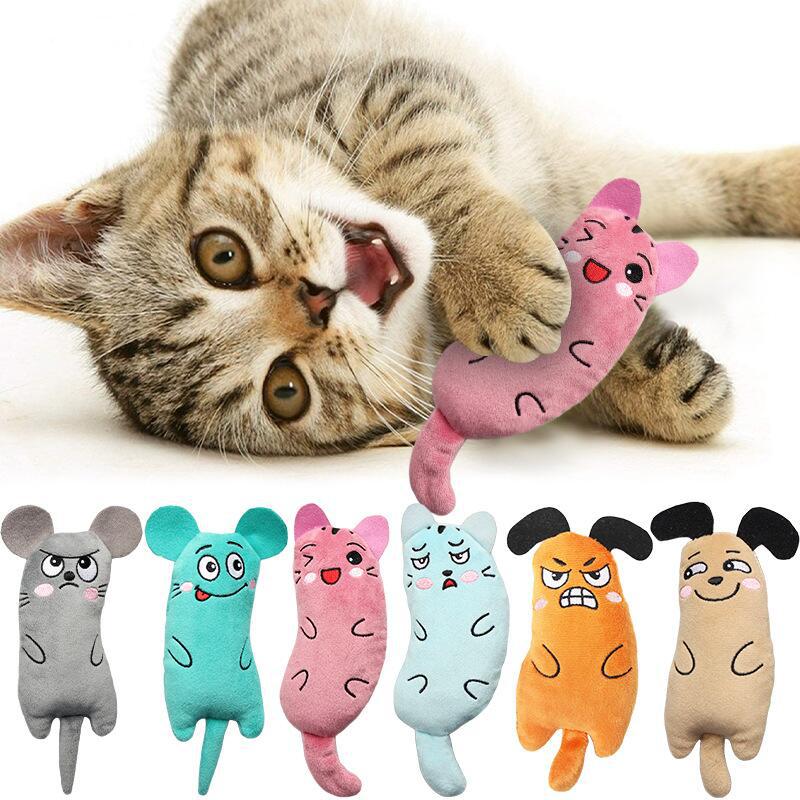 Cat Embroidered Mint Toys