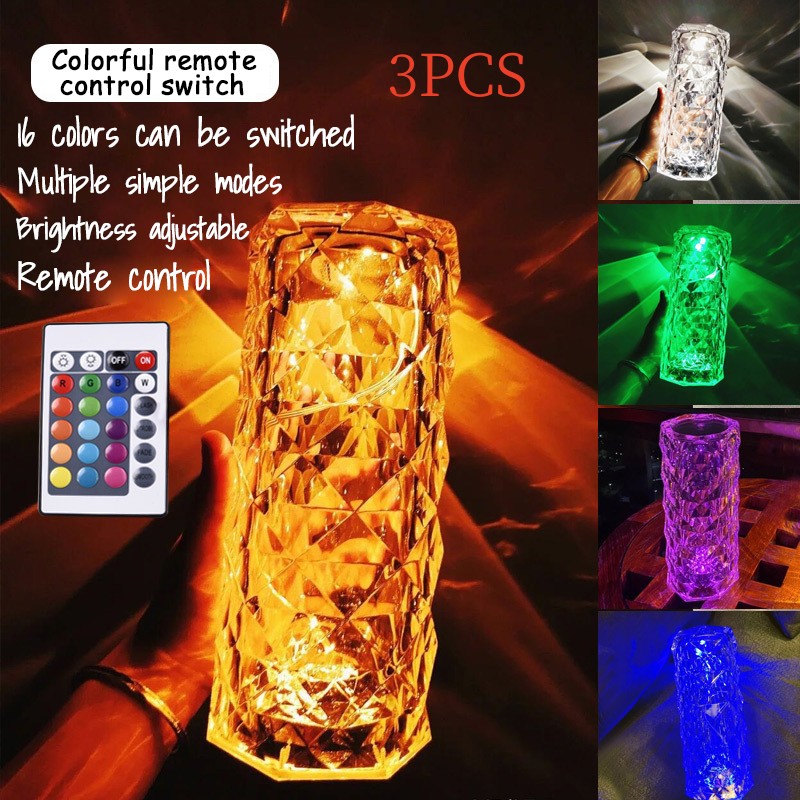 Rose Diamond Table Lamps