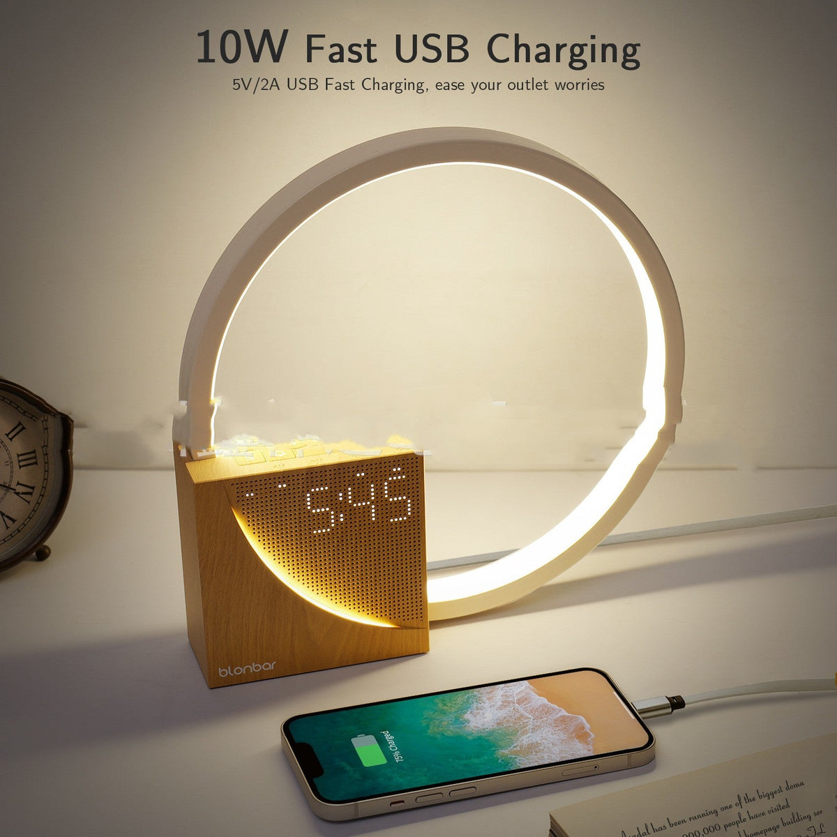 Touch Table Lamp/Alarm Clock