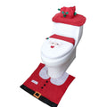 3Pc. Christmas Bathroom Decor Set