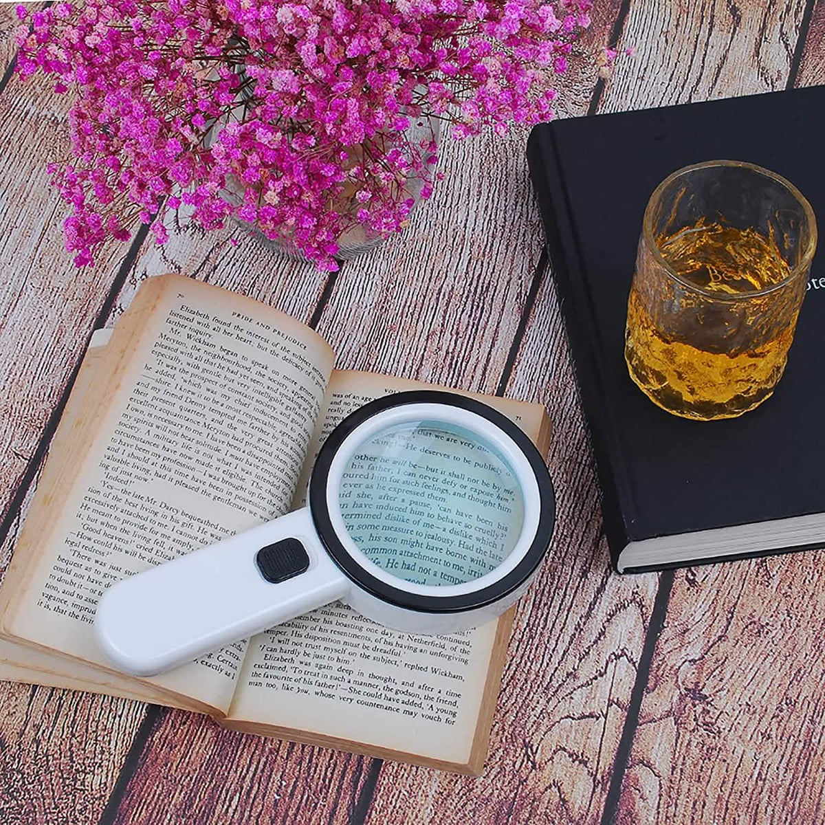 30X LED Hand Magnifying Glass