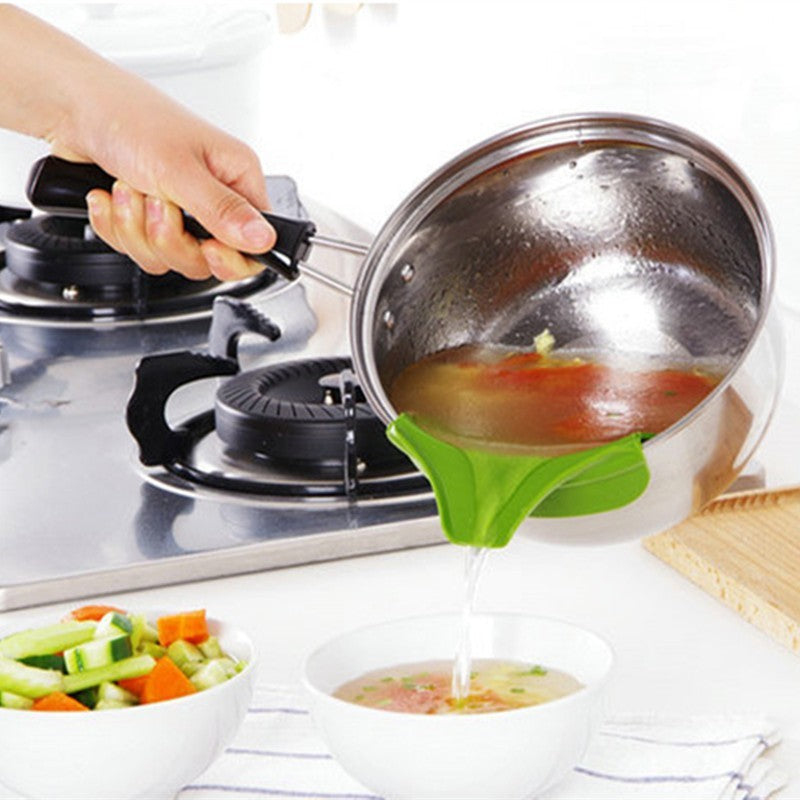 Easy-Pour Silicone Soup Funnel