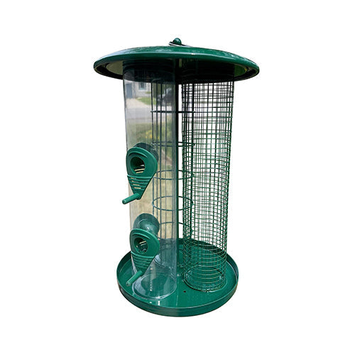3-in-1 Tube Bird Feeder
