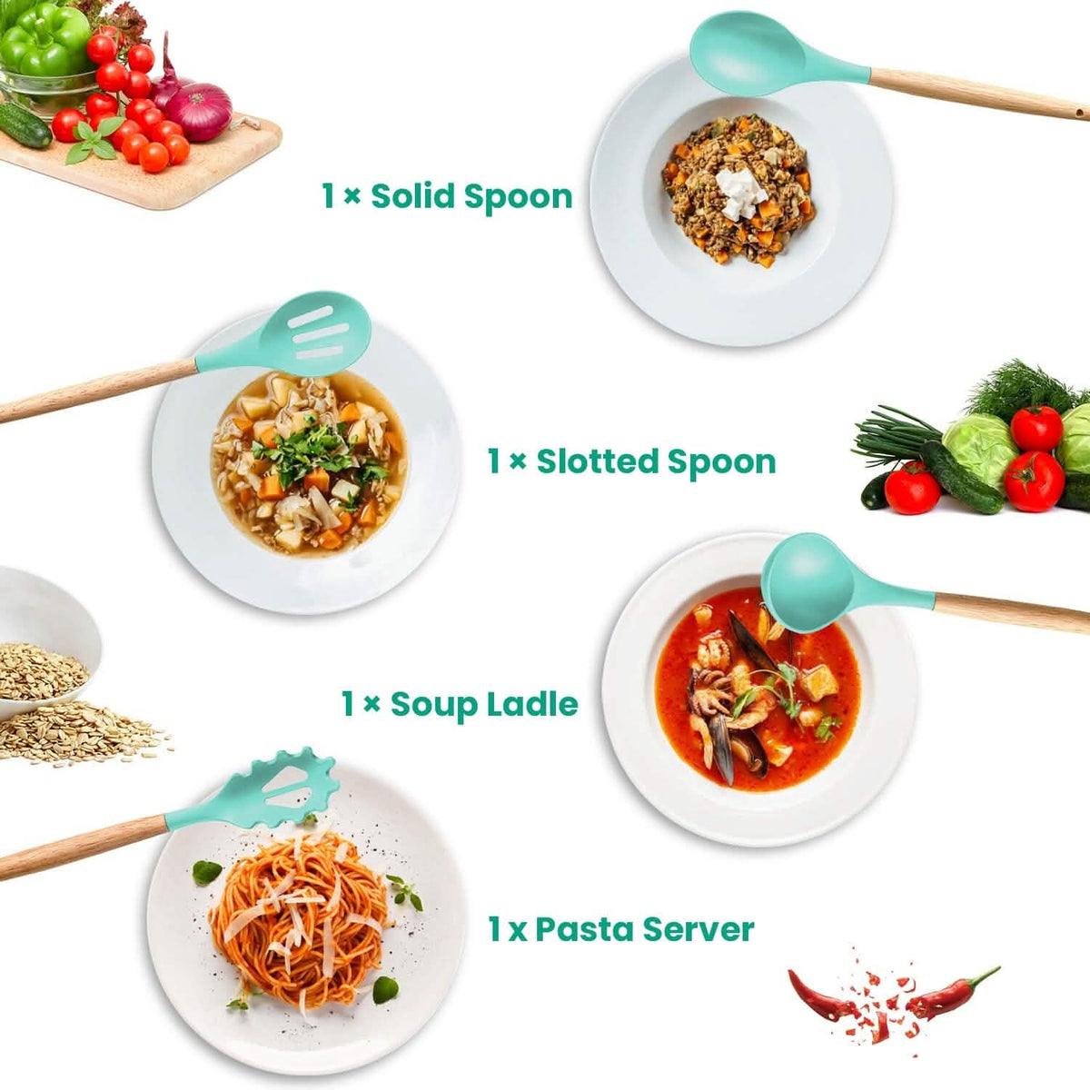 35-Pc. Cooking Utensil Set