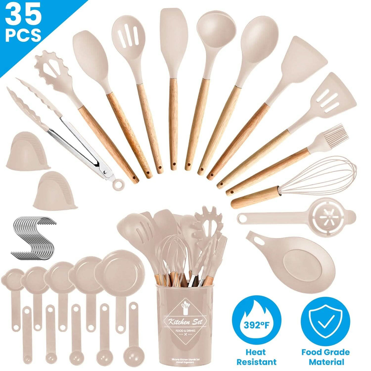 35-Pc. Cooking Utensil Set
