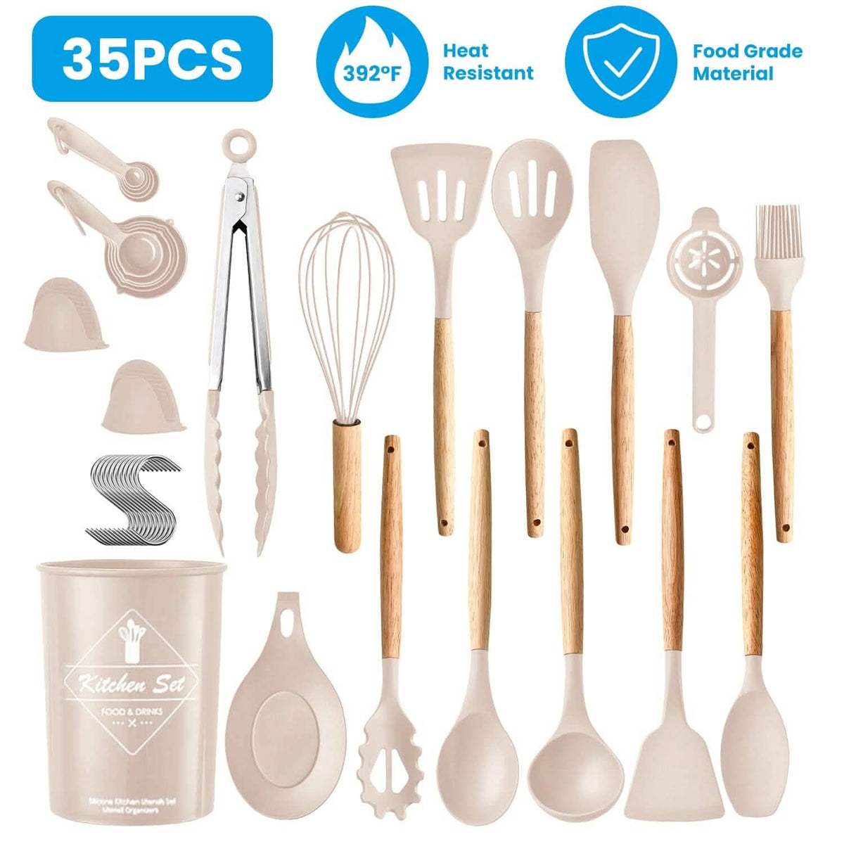 35-Pc. Cooking Utensil Set
