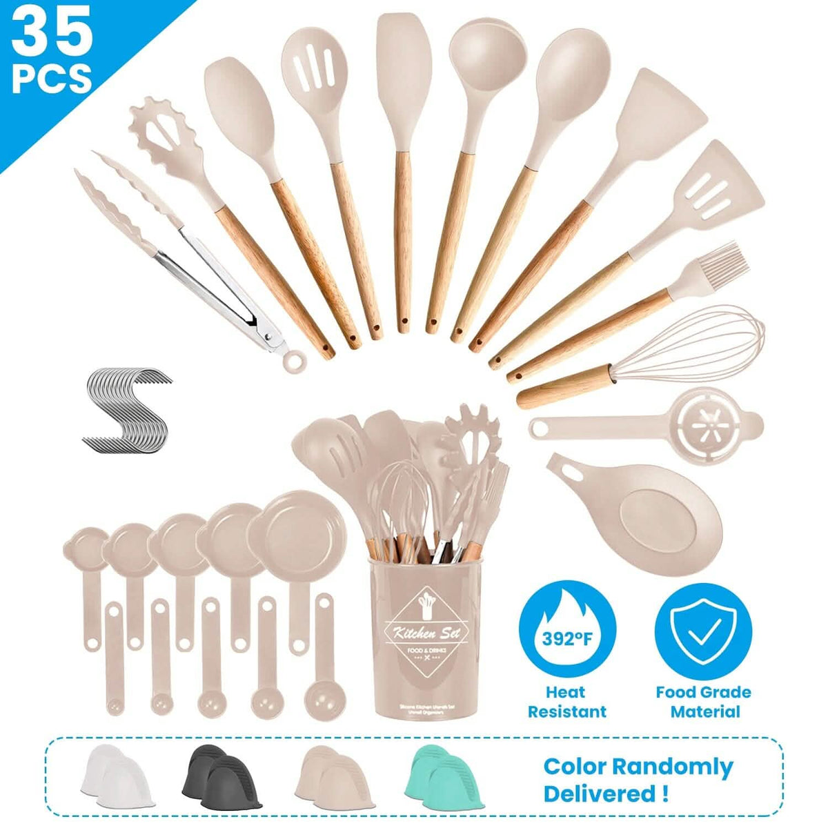 35-Pc. Cooking Utensil Set