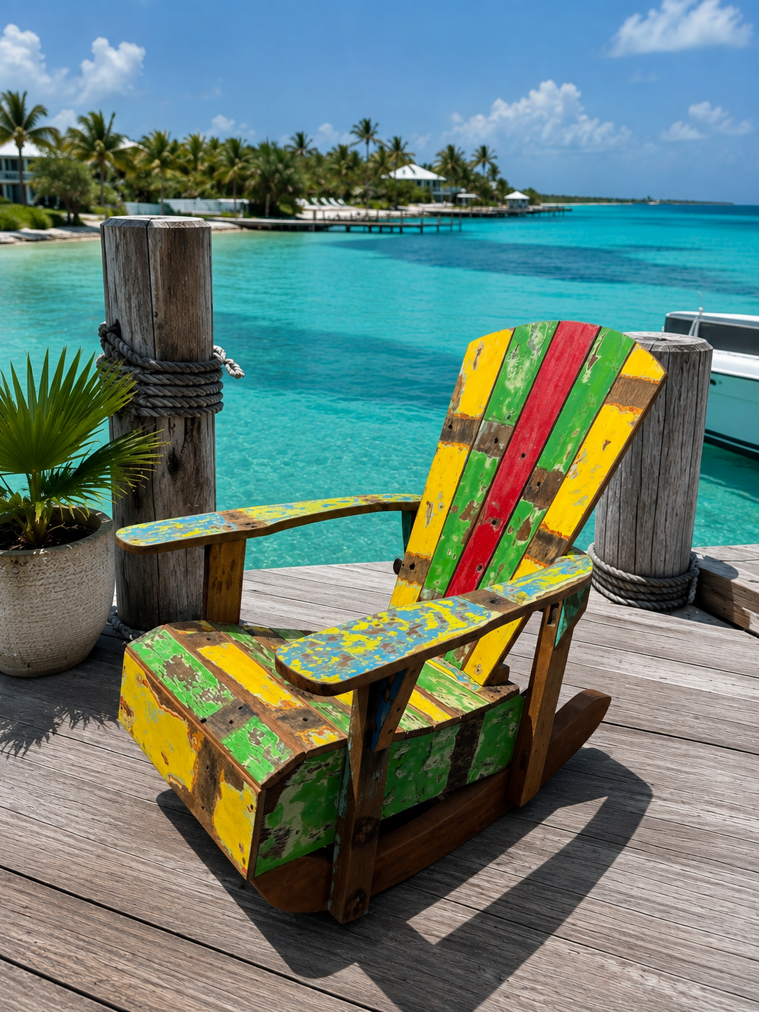 Handmade Adirondack Rocker