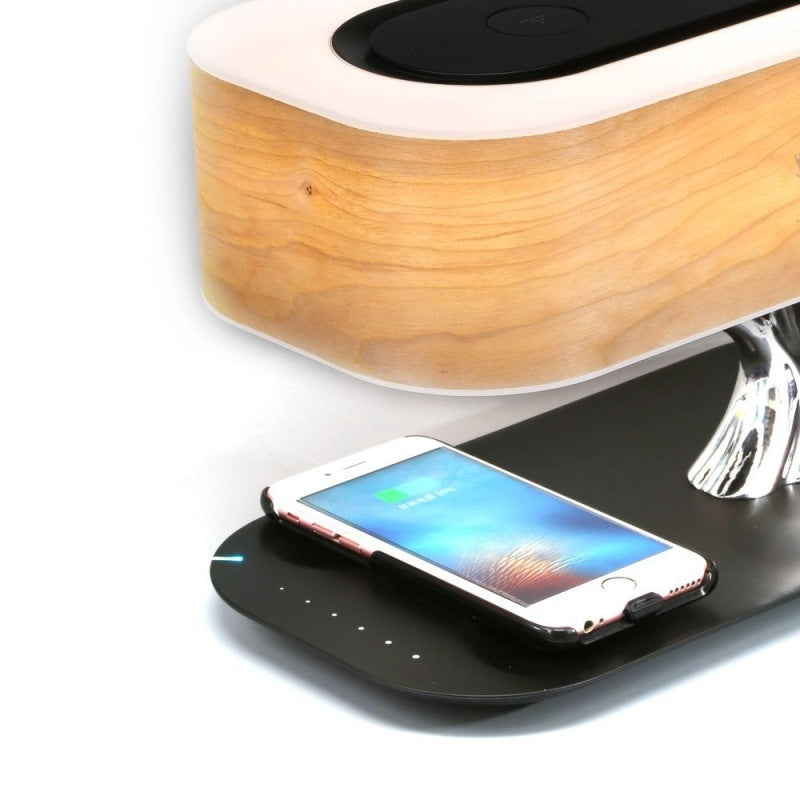 Bluetooth-Music Speaker/Wireless Phone Charger Desk Light