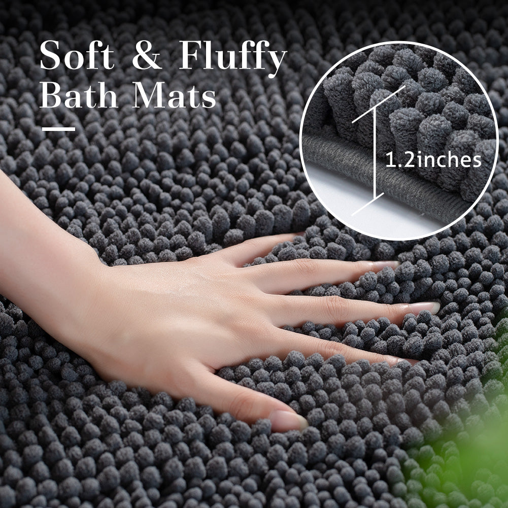 Absorbent Non-Slip Bathroom Mat