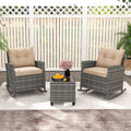 Patio Rocking Chair/Table Set