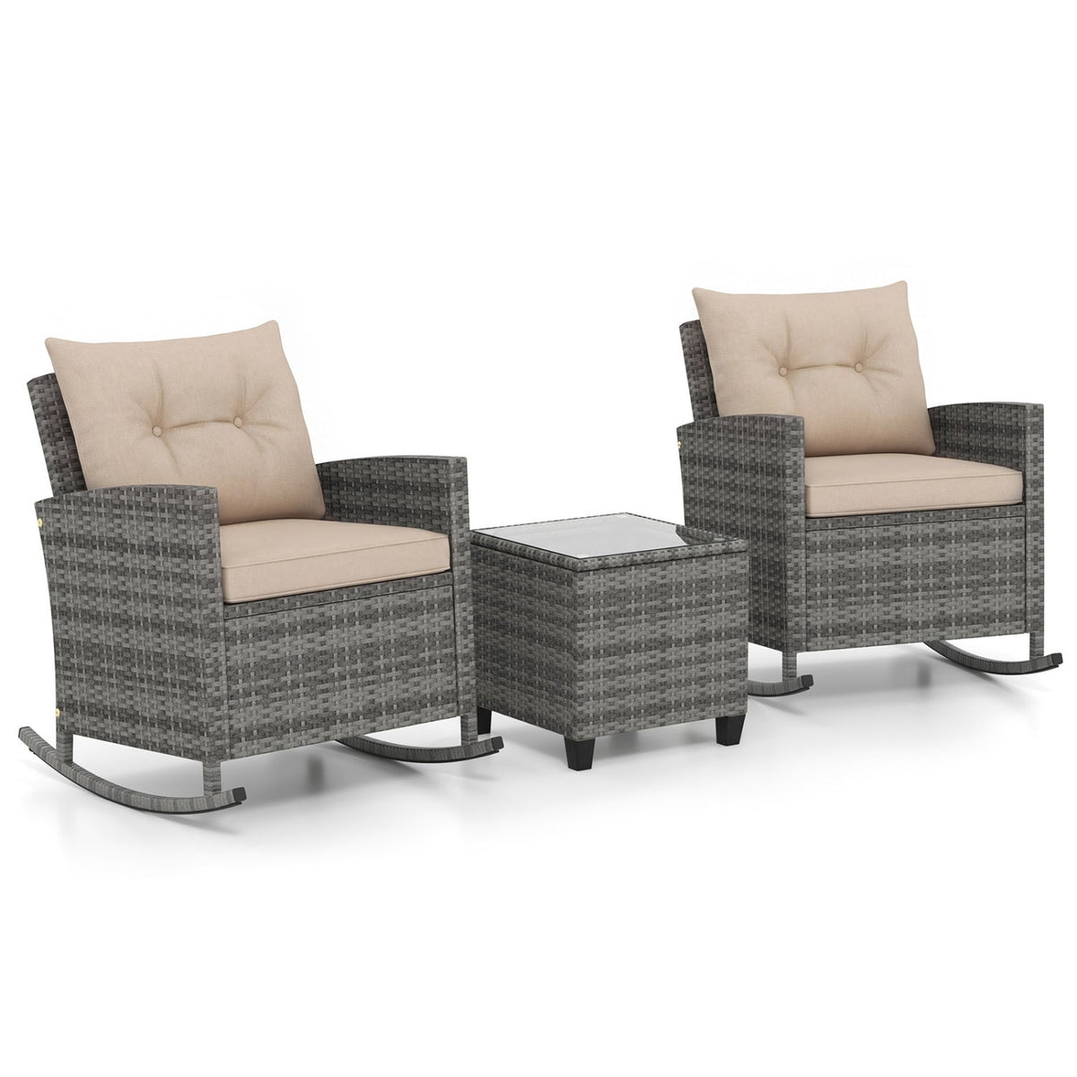 Patio Rocking Chair/Table Set