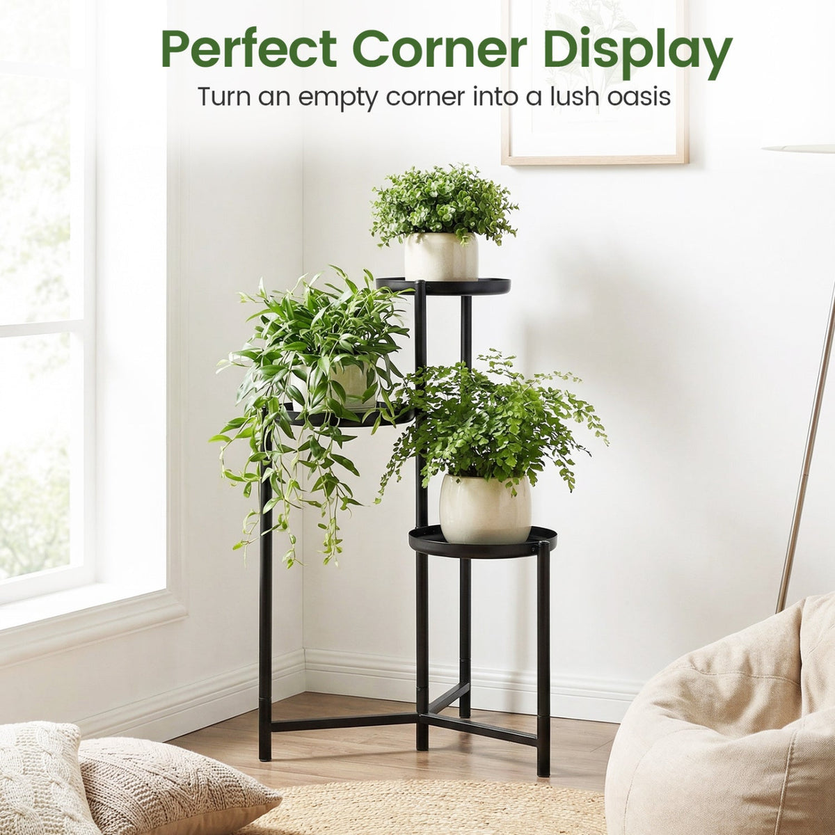3-Tier Metal Plant Stand