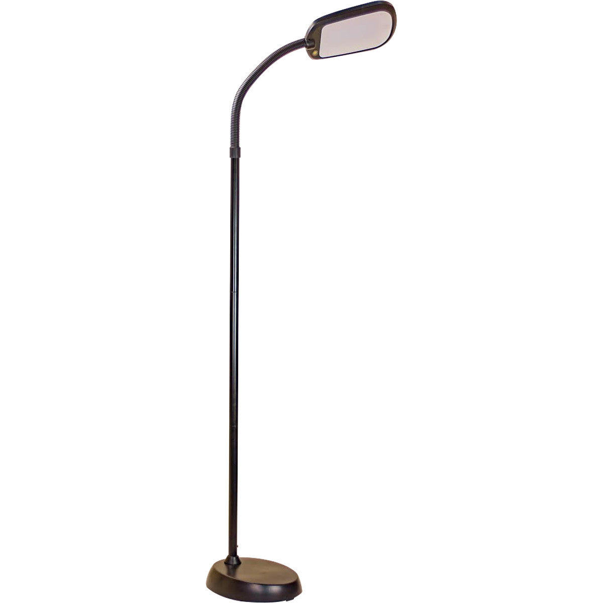 63"H LED Black Floor Lamp