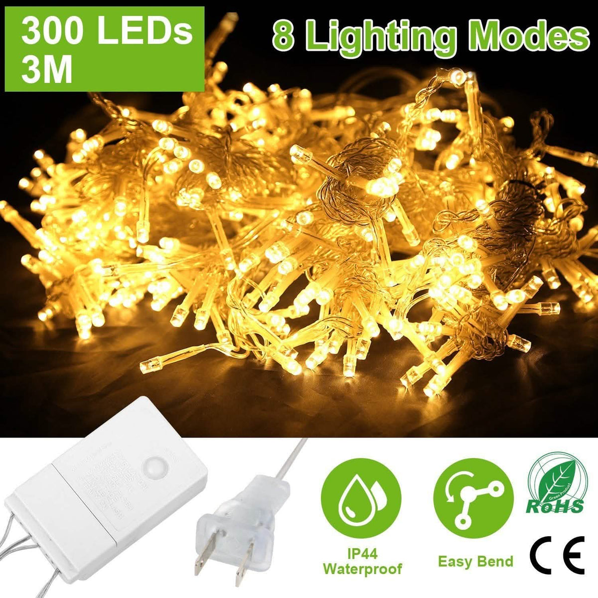String Curtain Light w/ Remote
